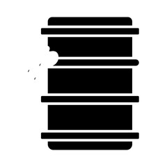 oil glyph icon