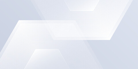 Vector white background with gradient color and artistic dynamic lhexagon modern