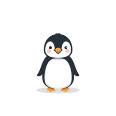 Obraz premium penguin on a white background