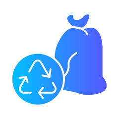 recycle gradient icon