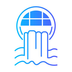 sewerage gradient icon