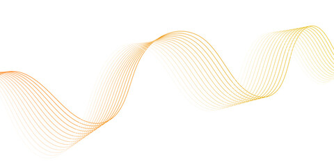 Elegant golden curved wave lines on a clean white background, smooth flowing abstract design, minimal gradient effect, perfect for modern templates, banners, backgrounds, or branding visuals.