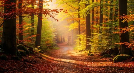 autumn in the forest