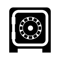 Money safe icon isolated on transparent background