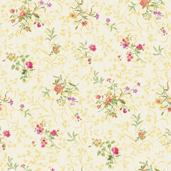 seamless pattern with flowers