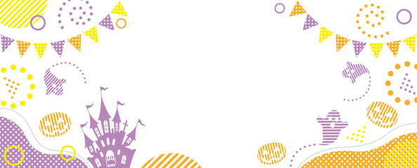 Happy Halloween Vector Contemporary Style Background Illustration With Text Space. 