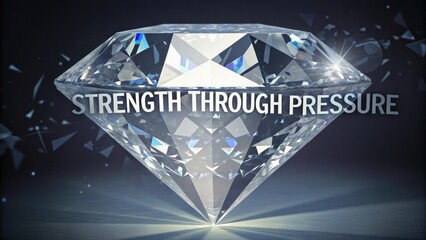 Inspirational Diamond Symbolizing Strength and Perseverance Through Adversity