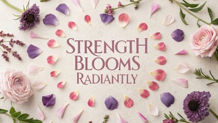 Inspirational Floral Design for Positive Energy and Motivation