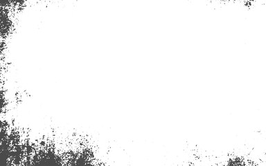 Obraz premium Abstract vector torn monochrome halftone background. Scrathed dotted texture element. Distressed overlay texture design. Vector illustration. Eps10.