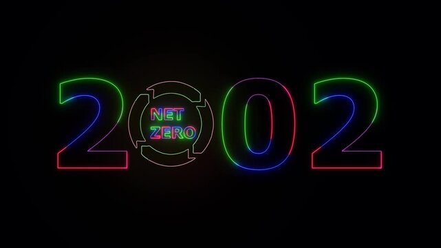 2002 neon line text. Abstract 2002 neon text animation ,Four color neon Glowing neon number text background Mk video animated .Happy new year 2014 greetings new year ... See More