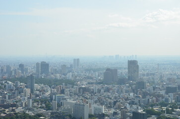 Obraz premium aerial view of tokyo