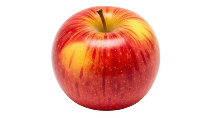 Isolated shiny apple, perfect as a snack or for baking a delicious pie, ripe and healthy
