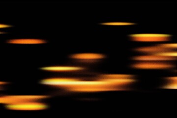 dynamic golden bokeh light streaks on dark background, glowing abstract motion effect for futuristic technology, luxury presentation, or elegant design backdrop © saba