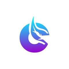 Modern Leaf-Inspired Letter Logo Designs