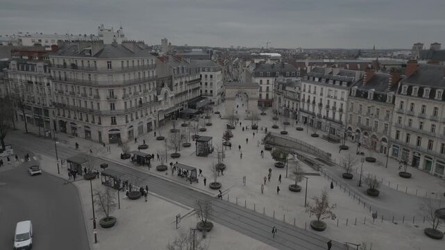 The city of Dijon, Burgundy (France)