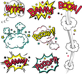 comic book explosion