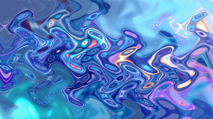 Abstract color blue, red, pink etc. with liquid, distortion wave pattern background.