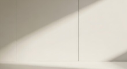 Minimalist Wall with Shadow