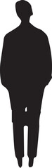 silhouette of a man