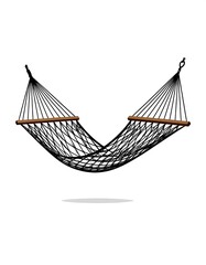 Black hammock illustration