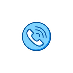 Vibrant Phone Call Icon Connect with Ease - Vector Illustration