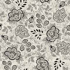 flower texture pattern mix leaves