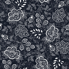 flower texture pattern mix leaves