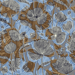 flower texture pattern mix leaves