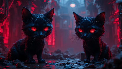 black cat with red heart black cat on red background beautiful view and seen beautiful background and wallpaper hd photo 