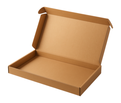 Spacious flat cardboard box for safely packing picture frames and artwork during moves.