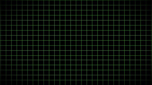 Animation of squares with grid background. Horizontal grids move background animation loop, 3D infinite floor grid line looping animation background