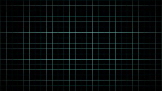 Animation of squares with grid background. Horizontal grids move background animation loop, 3D infinite floor grid line looping animation background