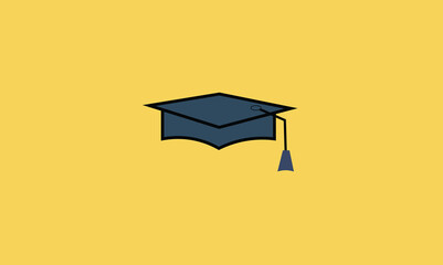Graduation cap vector illustration