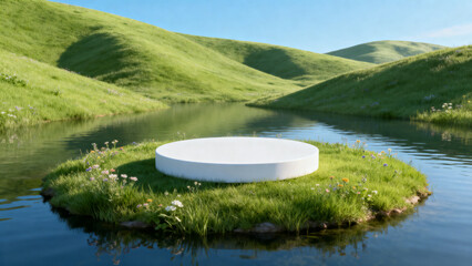 lake in the mountains