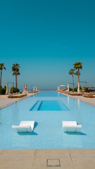 Luxury resort with swimming pool located in Qatar