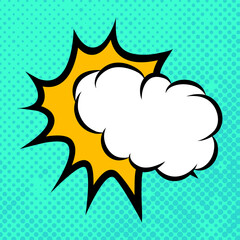 cartoon-comic-style-banner-vector-templates-green-background