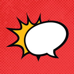 cartoon-comic-style-banner-vector-templates-red-background