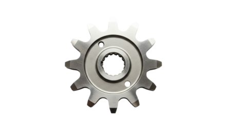 Isolated 11-Tooth Sprocket Metal Gear Component for Machinery or Transportation Equipment