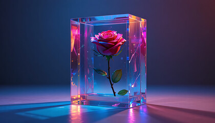 red rose in a glass flower in a glass beautiful view and seen beautiful background and wallpaper hd picture beautiful flower 