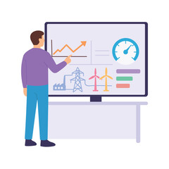 Grid Monitoring, Monitoring renewable power grid performance