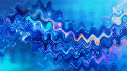 Abstract color blue, red, pink etc. with liquid, distortion wave pattern background.