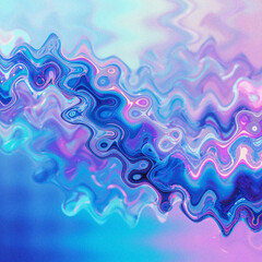Abstract color blue, red, pink etc. with liquid, distortion wave pattern background.