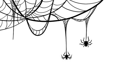 Spiderweb halloween png, transparent background
