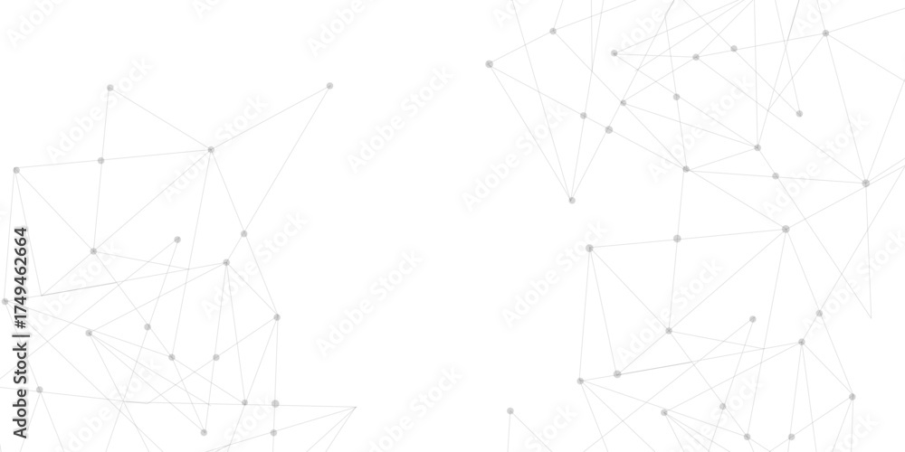 Wall mural abstract of simple gray line triangle pattern geometric background. seamless geometric polygonal rep