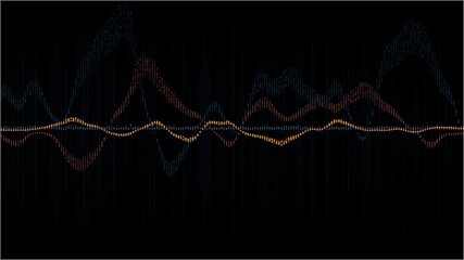 Advance business analysis and financial investment and data analytics infographic dark background - Powered by Adobe