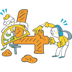 作って学ぶ4年生　創造的な学びの姿
