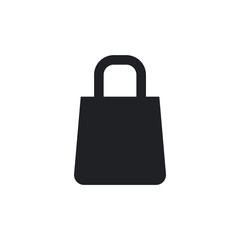 Commerce Shopping Bag Minimal Solid Icon
