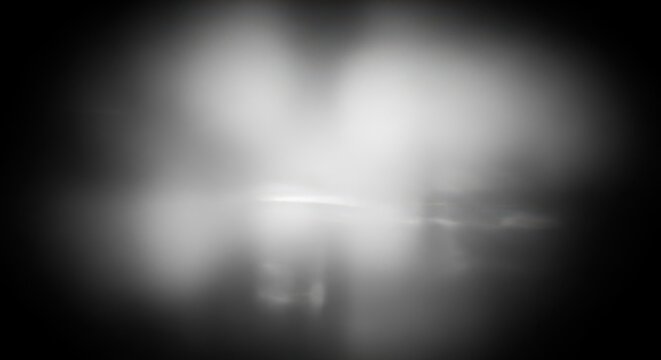 Soft focus black and white abstract blur with vignette and light diffusion, emotional monochrome film photography aesthetic