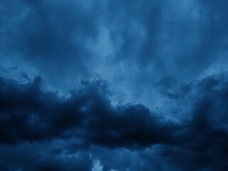Dark sky composed of purple, blue, pink  for graphic design or wallpaper.