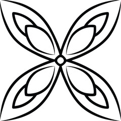 Intricate butterfly wing mandala pattern with geometric and floral elements